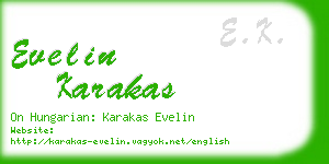 evelin karakas business card